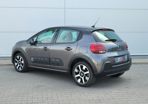 Citroen C3 cena 43700 przebieg: 35000, rok produkcji 2018 z Zagórów małe 781